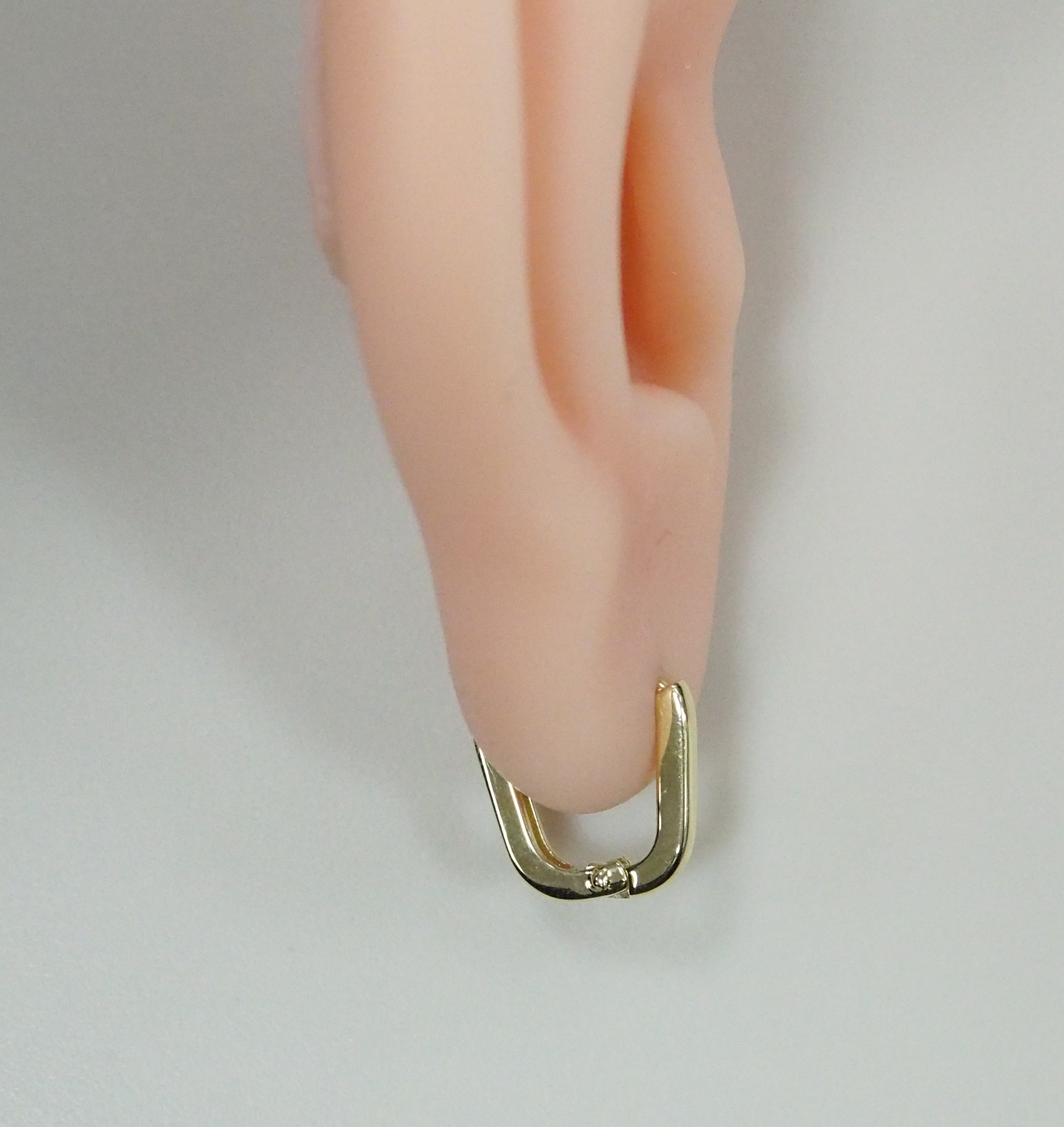 Серьги из желтого золота